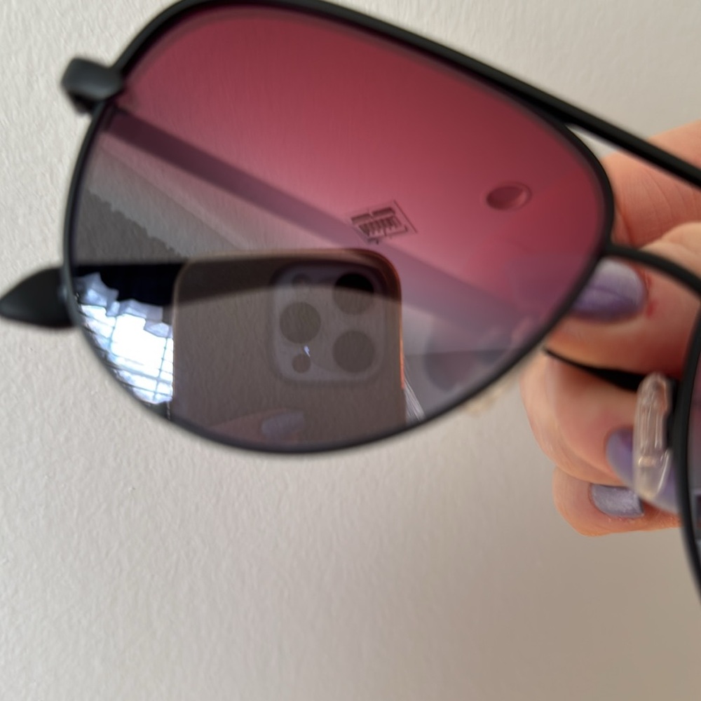 Quay Australia Highkey Blue and Pink Sunglasses - Picture 2 of 6